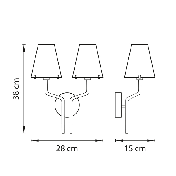 Настенное бра Lightstar Diafano 758622