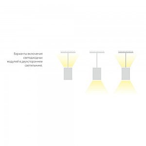 Потолочная люстра Elektrostandart Профильный светодиодный светильник ССП подвесной односторонний 21W 1500Lm 128см