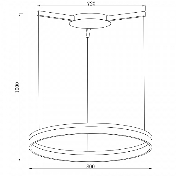 Подвесная светодиодная люстра Sorento Arte Lamp A2504SP-1WH