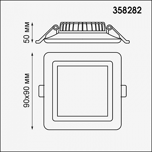 Встраиваемый светильник Novotech Joia 358282