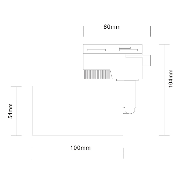 Трековый светильник ST Luce Solt ST300.406.01