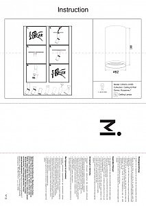 Накладной светильник Maytoni Focus S C052CL-01BS