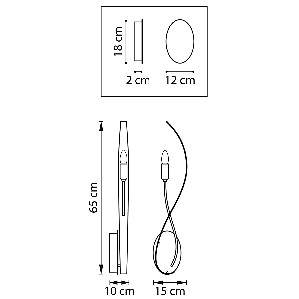 Настенное бра Lightstar Ragno 733517