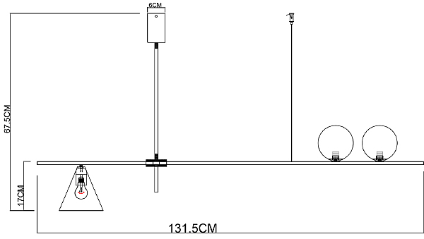 Светильник подвесной Arte Lamp Jacob A7029PL-3BK