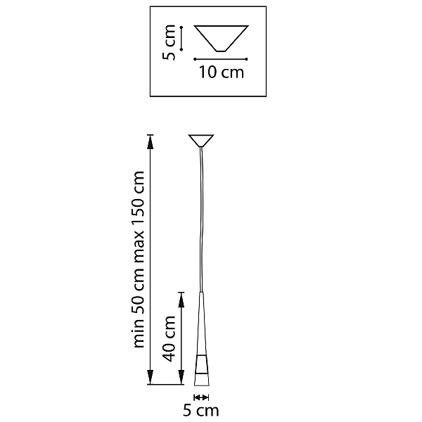 Светильник подвесной Lightstar Cone 757013