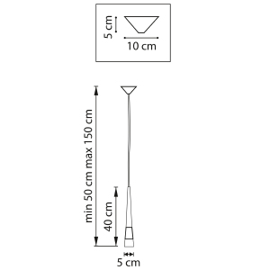 Светильник подвесной Lightstar Cone 757013