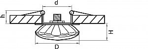 Встраиваемый светильник Lightstar Bomo 004512