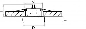 Встраиваемый светильник Lightstar Tondo 006204