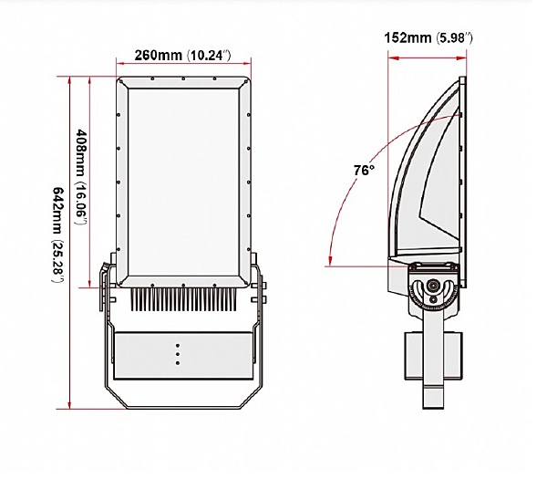 Прожектор уличный Светон CB-C0301125 Галеон 1-100-К40-П/КС/ПР-4К80-Л65