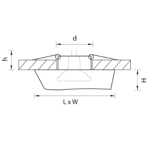 Встраиваемый светильник Lightstar Flutto 006430