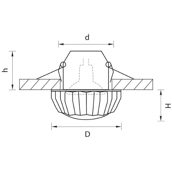 Встраиваемый светильник Lightstar Modo 006870