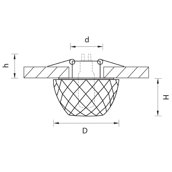 Встраиваемый светильник Lightstar Faseta 004334