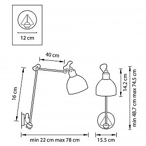 Настенное бра Lightstar Loft 765614