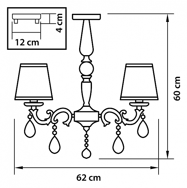 Потолочная люстра Lightstar Engenuo 779564