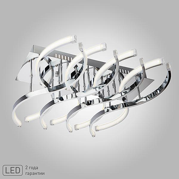 Потолочный LED светильник Eurosvet Plisse 90051/8 хром