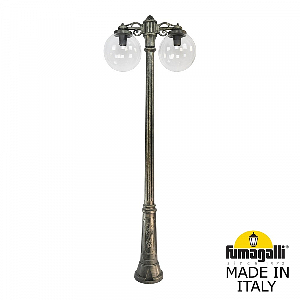Столб фонарный уличный Fumagalli Globe 300 G30.157.S20.BXE27DN