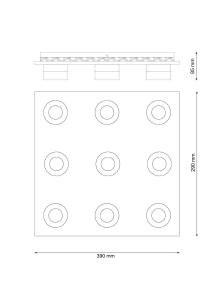 Потолочная светодиодная люстра Modena Lucia Tucci MODENA 166.9 LED