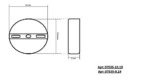 Потолочная люстра KINK Light Моди 07535-9,19