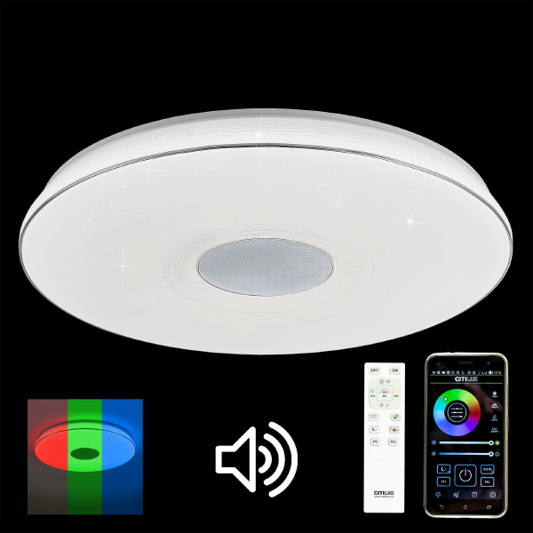 Светильник потолочный Citilux Light & Music CL703M100