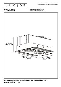 Встраиваемый светильник Lucide Trimless 09925/02/31