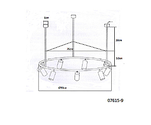 Подвесная люстра KINK Light Кайко 07615-9