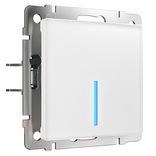 Умный выключатель Wi-Fi Werkel W4510601/ Сенсорный выключатель одноклавишный с функцией Wi-Fi (белый)