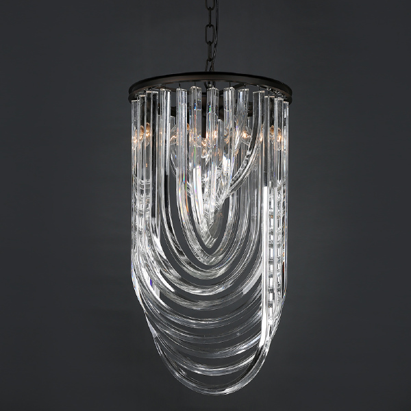 Светильник подвесной Delight Collection Murano Glass KR0116P-3 black