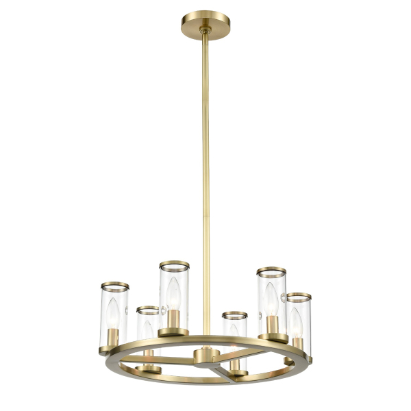 Люстра на штанге Delight Collection MD2061 MD2061-6A br.brass