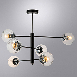 Потолочная люстра Arte Lamp Segin A3566PL-6BK