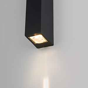 Уличный настенный светильник Elektrostandard Blaze Blaze LED черный (35136/W)