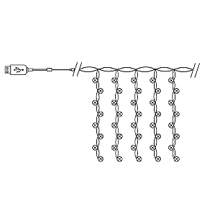 Гирлянда Feron CL590 41637