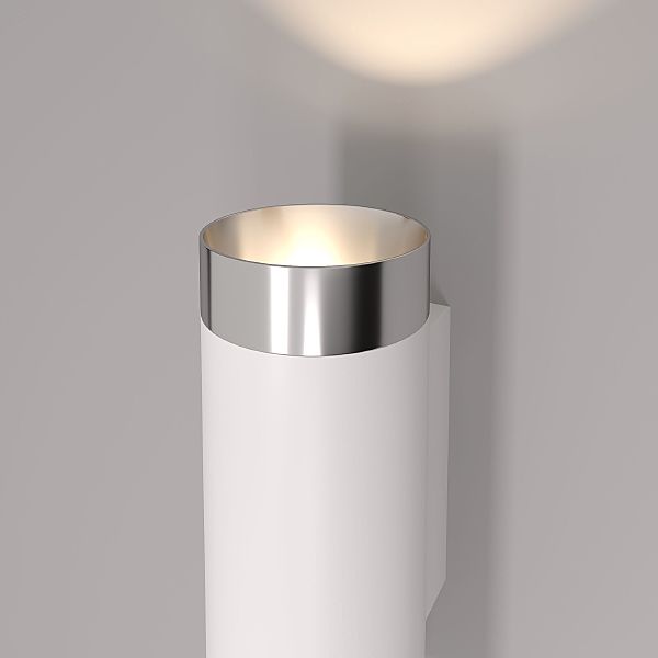Настенный светильник Elektrostandard Poli Poli MRL 1016 белый/серебро