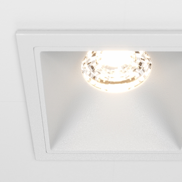 Встраиваемый светильник Maytoni Alfa LED DL043-01-10W3K-D-SQ-W