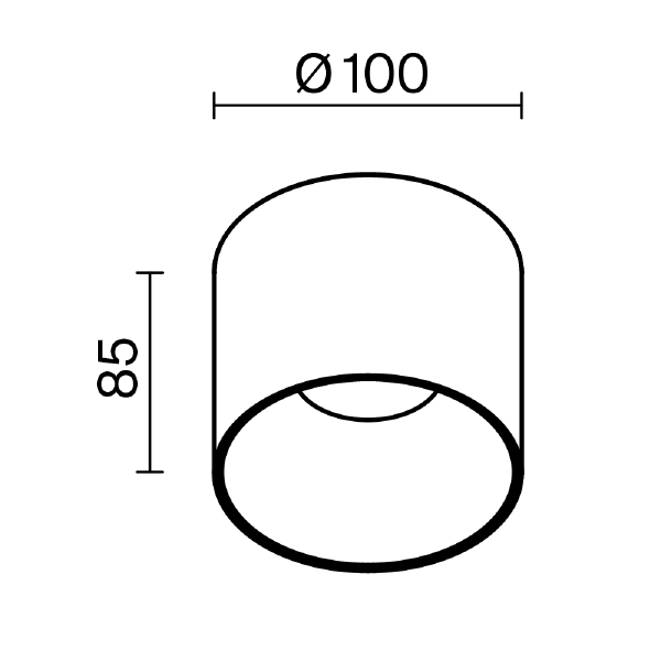 Накладной светильник Maytoni Alfa Led C064CL-01-15W3K-D-RD-WB