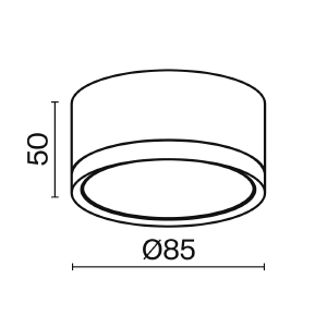 Накладной светильник Maytoni Hoop C086CL-GX53-SRD-BG