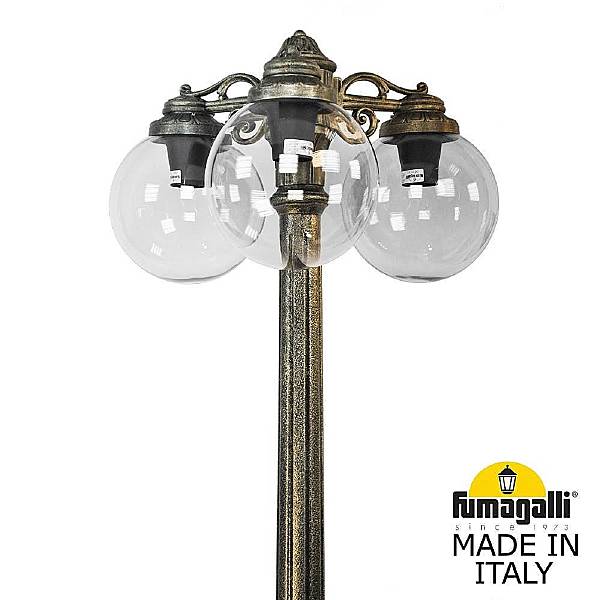 Столб фонарный уличный Fumagalli Globe 250 G25.157.S30.BZF1RDN