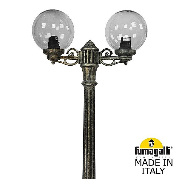 Столб фонарный уличный Fumagalli Globe 250 G25.158.S20.BZF1R