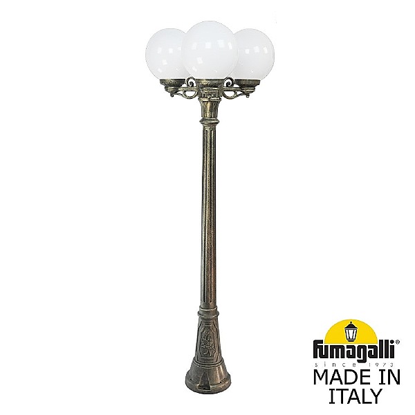 Столб фонарный уличный Fumagalli Globe 250 G25.158.S30.BYF1R
