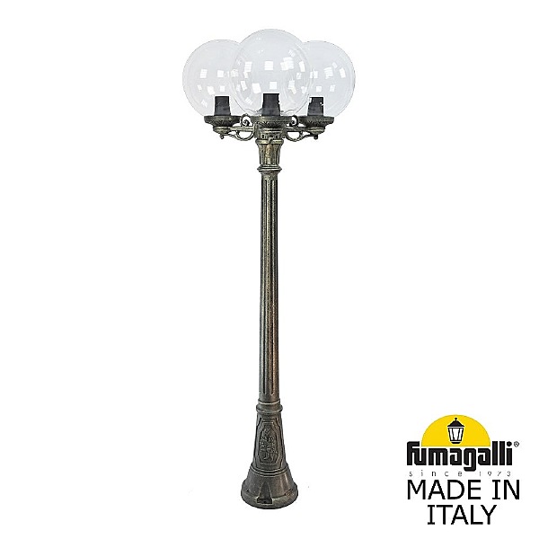 Столб фонарный уличный Fumagalli Globe 300 G30.158.S30.BXF1R