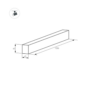 Шинопровод Arlight MAG-45 026906(1)