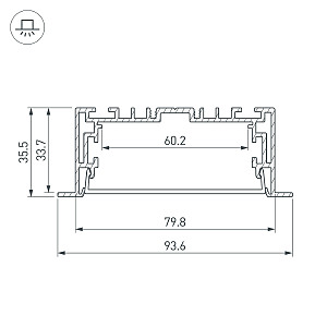 Профиль Arlight S2-Line 021178(1)