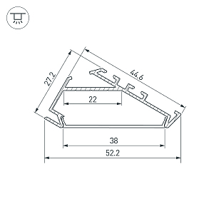 Профиль Arlight Klus-P45 025469