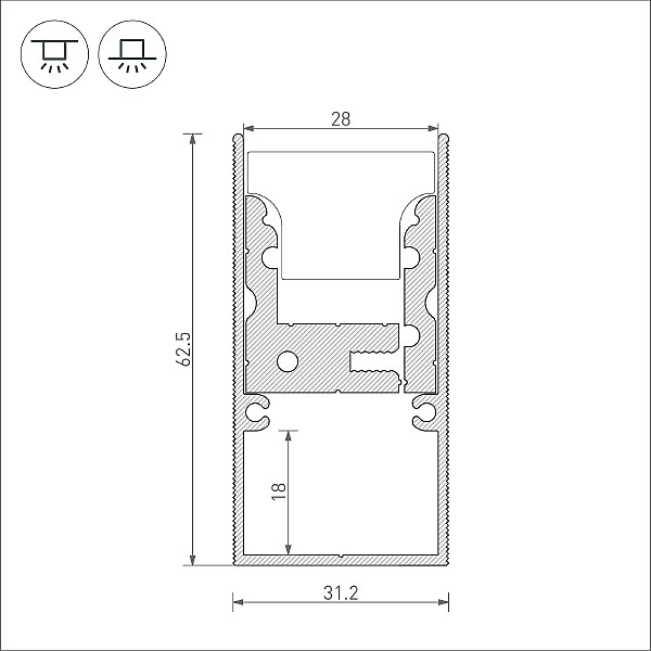 Профиль Arlight Wph 039471