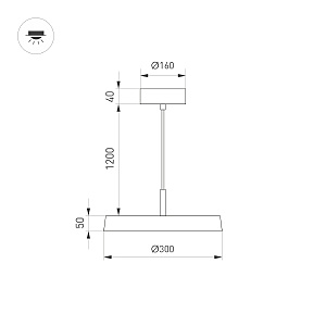 Светильник подвесной Arlight Elegant 033919