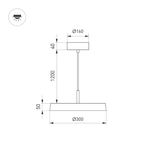 Светильник подвесной Arlight Elegant 033920