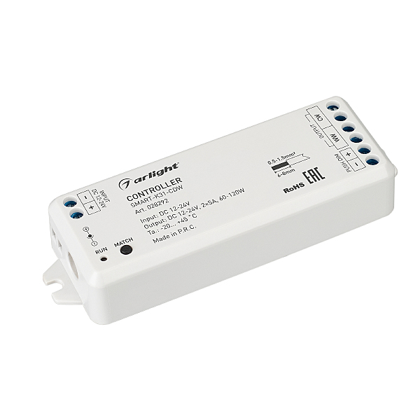 Контроллер для светодиодной биполярной CDW ленты (2 провода) Arlight 028292
