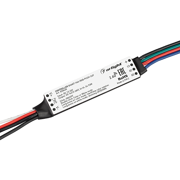 Миниатюрный контроллер для RGB светодиодной ленты (ШИМ) Arlight 028440