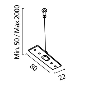 Подвес тросовый 2шт Exility белый Maytoni Accessories For Tracks Exility TRA034SW-2W