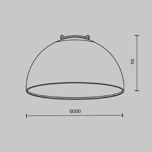 Трековый светильник Maytoni Pendant system Parity TR126B-20W4K-B