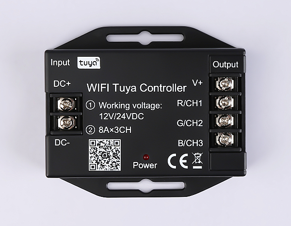 Контроллер WIFI Tuya для светодиодных лент RGB c радио пультом Ambrella LED Strip GS11551
